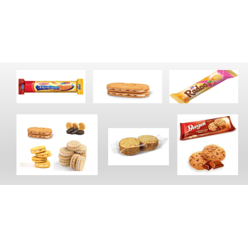 Soda Crackers Packing Linesoda Crackers Wrap Line Automatic Flow Biscuit Cookie Snack Food Packing Machine Manufactory